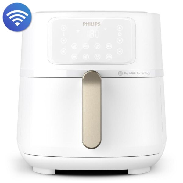Philips Airfryer Serie 5000 Friggitrice ad Aria 2000W 7.2LT 16 Programmi XXL Bianca HD928500