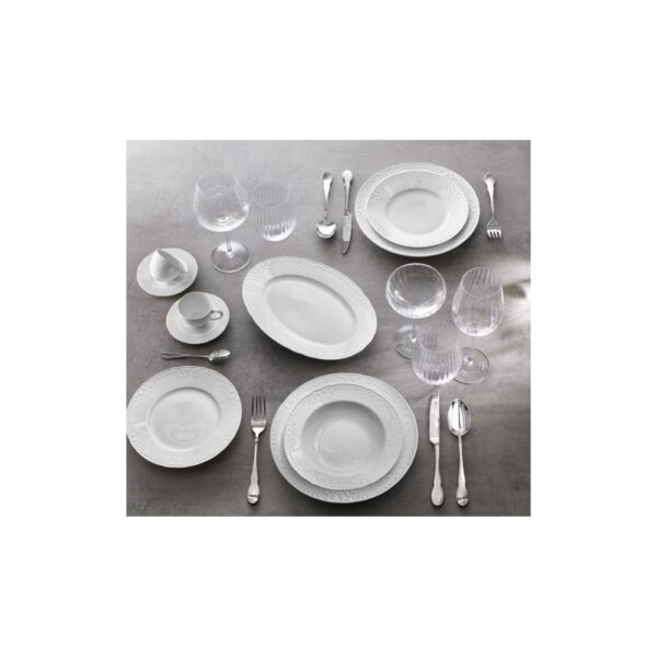 Servizio piatti 18 Pz Ricordi in New Bone China Brandani1 1