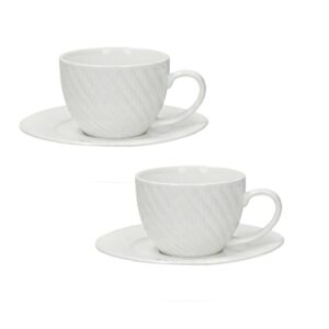 Set 2 Pz Tazzine Caffe Delizie in New Bone China Brandani