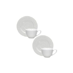 Set 2 Pz Tazzine Caffè Ricordi  New Bone China Brandani