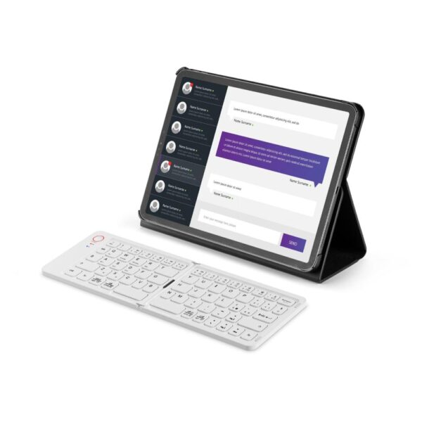 Tastiera Bluetooth QWERTY con Stand Nero CellularLine