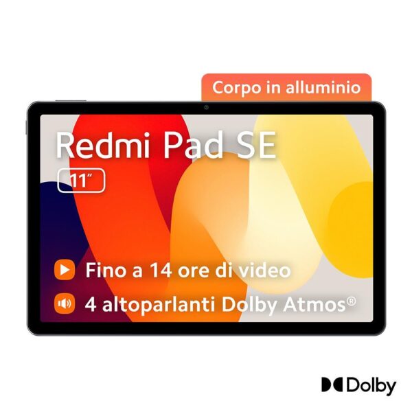 Xiaomi Redmi Pad SE Grigio Scuro Tablet 11 256GB 8GB VHU5359EU
