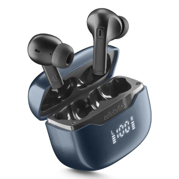 Auricolari Bluetooth Universali TWS Key Pro Nero CellularLine 1