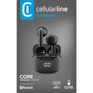 Auricolari Bluetooth Universali TWS Nero CellularLine