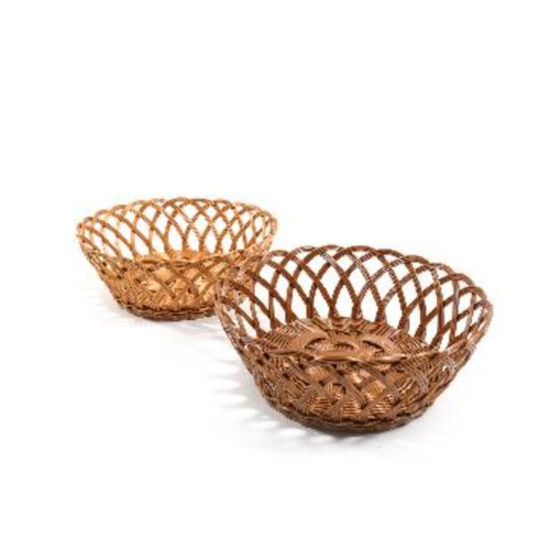 Cestino Tondo in Plastica 28 x H 10 Cm Colore CASUALE Mercury
