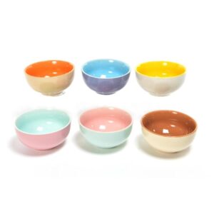 Ciotola in Ceramica Colorata CASUALE 550 ML 14 x H 7 Cm Mercury