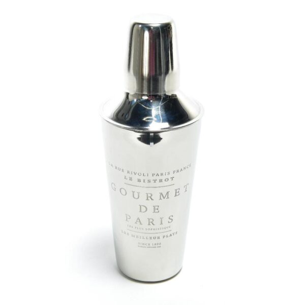 Cocktail Shaker 75O ML in Acciaio Inox H24 x 9 Cm Mercury