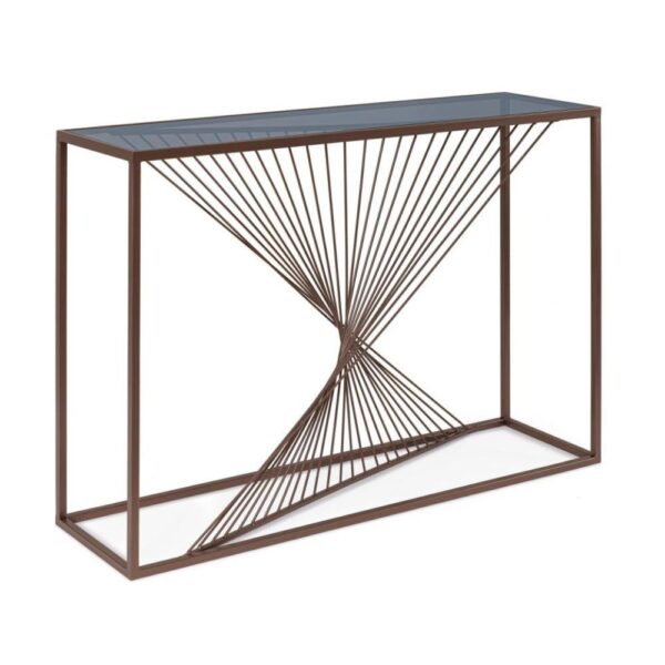 Consolle Espiral 107X30Cm Marrone Coin Bizzotto