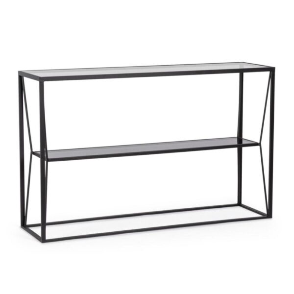 Consolle Hydra 120X32Cm Nero Bizzotto
