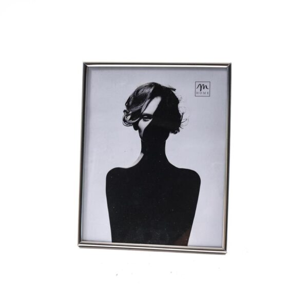 Cornice Portafoto in Metallo Argento 20x25 Cm Mercury