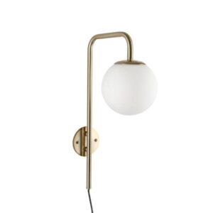 Lampada Applique Da Muro Delphine Oro H50Cm Bizzotto