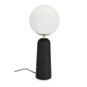 Lampada Da Tavolo Delphine Tondo Nero H5Cm Bizzotto