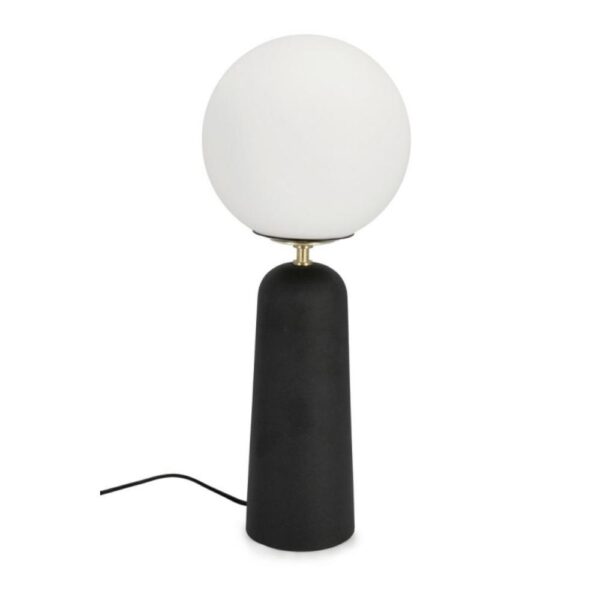 Lampada Da Tavolo Delphine Tondo Nero H5Cm Bizzotto