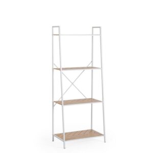 Libreria 4 Ripiani Haldor Bianco Naturale 60,5X150H Bizzotto