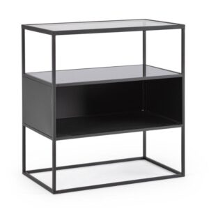 Mobiletto 3 Ripiani  Hydra Nero Bizzotto