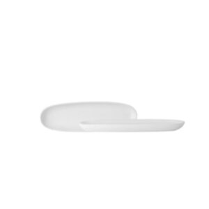 Piatto Oblungo Caviar Bianco 30x9 Cm Maxwell & Williams