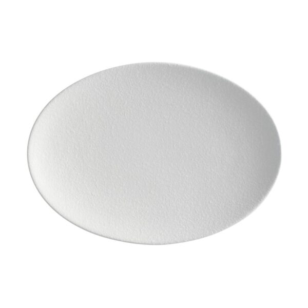 Piatto Ovale 30x22 Cm Caviar Bianco Maxwell Williams