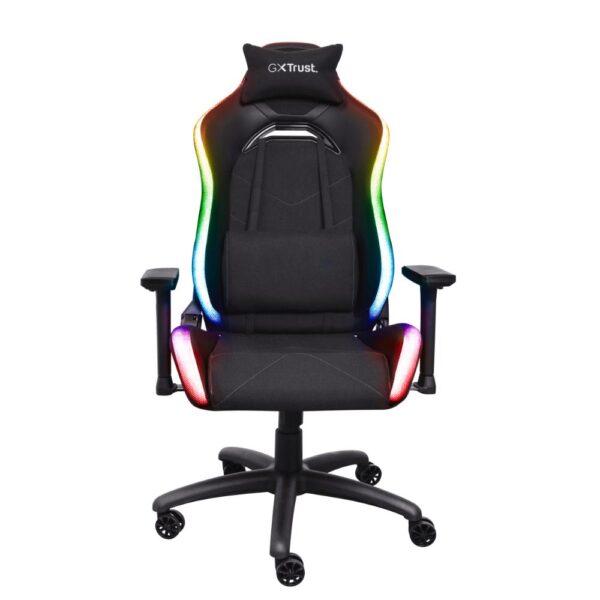 Sedia Gaming Trust Illuminata RGB GXT 719 Ruya Nera