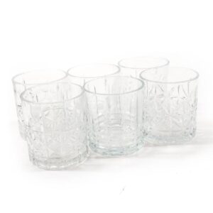 Set 6 Bicchieri in Vetro 330 ML Disegno CASUALE Mercury