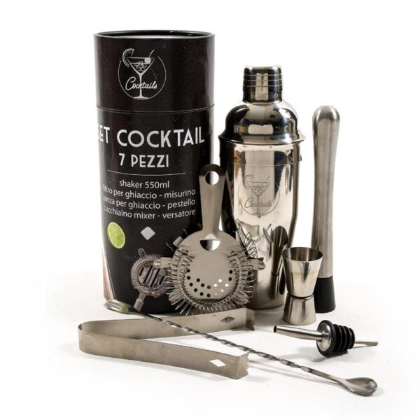 Set Cocktail 7 Pz con Shaker Mercury