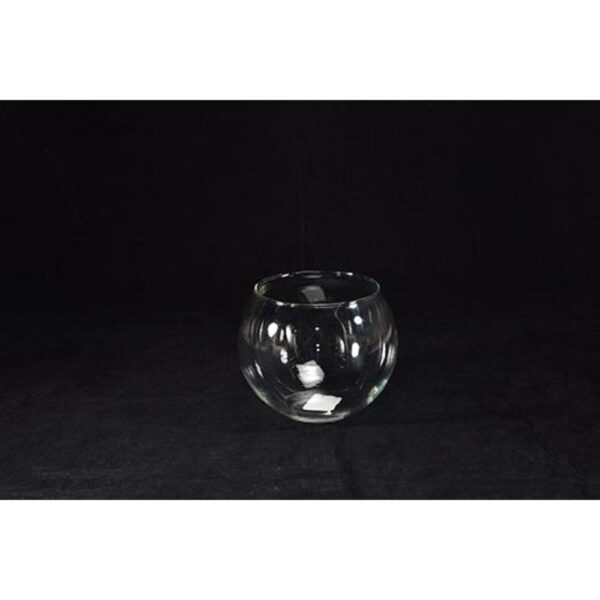 Sfera in Vetro Trasparente Cm 12 x H 11Cm Mercury