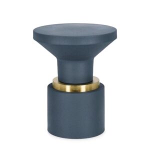 Tavolino Mudit Blu Scuro D35Cm Bizzotto