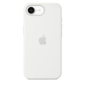 Apple Cover per iPhone 16e in silicone Bianco