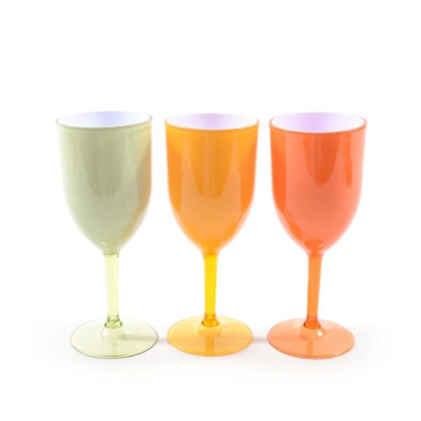 Bicchiere Vino in Polistirene 350ML 8 x 20.5Cm Colore CASUALE Mercury 37721