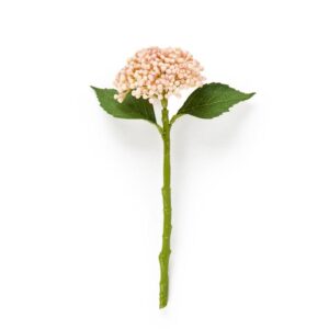 Boccioli di Ortensia Rosa in Plastica H 32 Cm Mercury