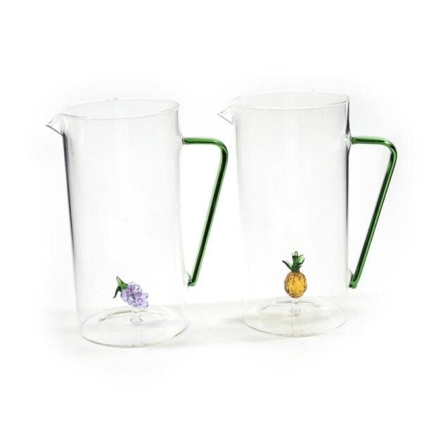 Caraffa in Vetro 1300ML 15.5 x 10 x h.20Cm con Design CASUALE Mercury 25148