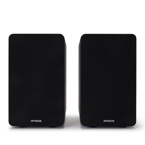 Coppia di Casse Bookshelf Passive 70 W 2 Vie Nero Aiwa SP A100