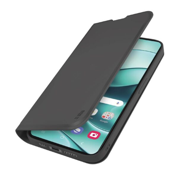 Custodia Libro per Redmi Note 14 con supporto Nero SBS