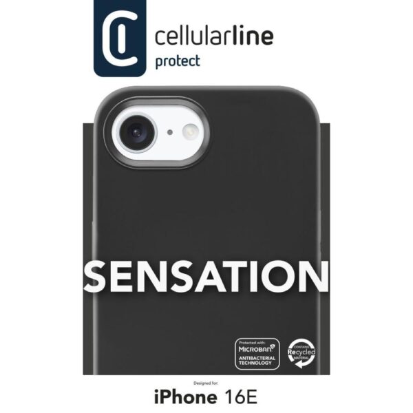 Custodia Nera per iPhone SE 2025 CellularLine