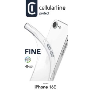 Custodia Trasparente in Gomma Fine per iPhone SE 2025 CellularLine