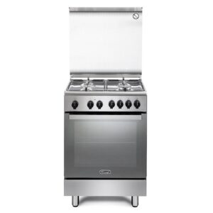 De Longhi DMX64LSG Cucina 60Cm 4 Fuochi Gas Inox