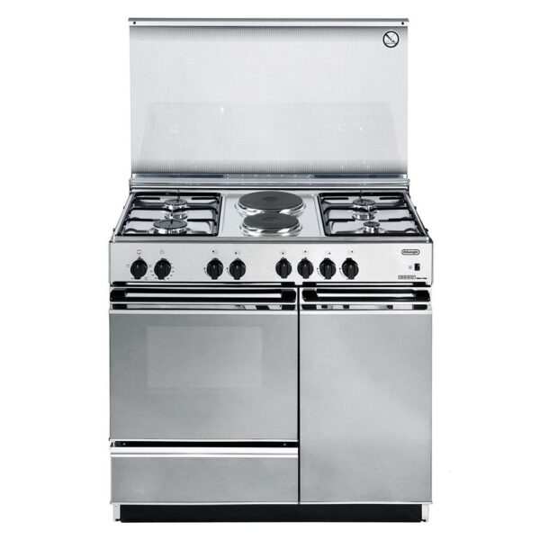 De Longhi SEX8542NEDM Cucina 86x50Cm 4 Fuochi Gas 2 Zone Elettriche