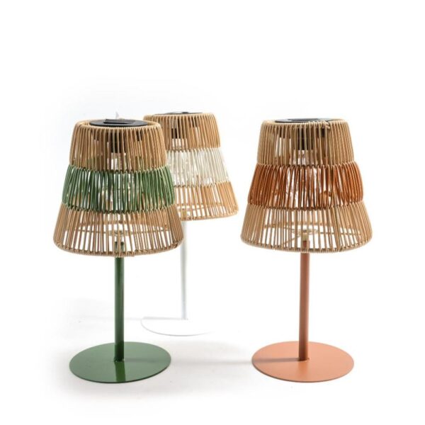 Lampada Solare in Metallo e Plastica 19 x h.34Cm Colore CASUALE Mercury 31842
