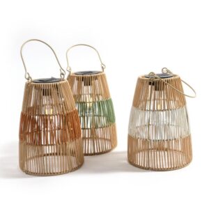 Lanterna Solare in Metallo e Plastica 19 x h.24Cm Colore CASUALE Mercury