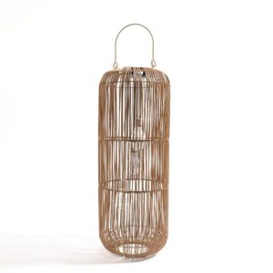 Lanterna Solare in Metallo e Plastica 23 x h.60Cm Mercury