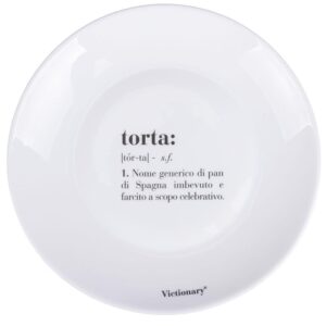 Piatto Frutta 20.5Cm Opale Victionary Torta Villa D'Este