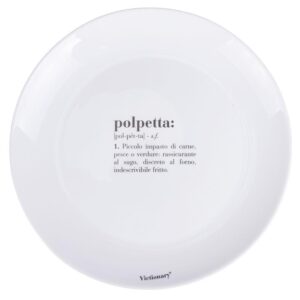Piatto Piano Tondo 27Cm Victionary Polpette Villa D'Este