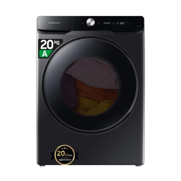 Samsung WF20DG8650BVU3 Lavatrice 20Kg Classe A Wi Fi Nero