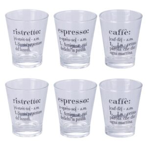 Set 6 Bicchieri Espressino Victionary 90ML Villa D'Este