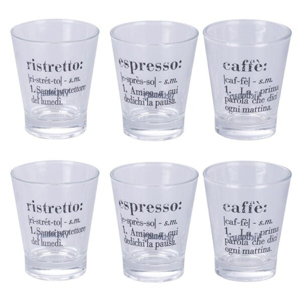 Set 6 Bicchieri Espressino Victionary 90ML Villa DEste