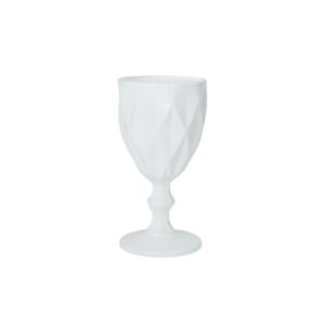 Set 6 Calici Diamante Brandani Vetro Bianco 517591 1