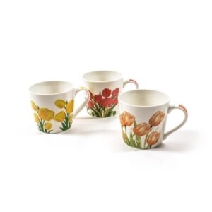 Tazza in Porcellana 400ML 9.7 x 13.5 x h.9 Cm Design CASUALE Mercury
