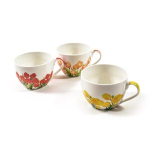 Tazza in Porcellana 490ML 11.3 x 14.5 x h.8 Cm Design CASUALE Mercury