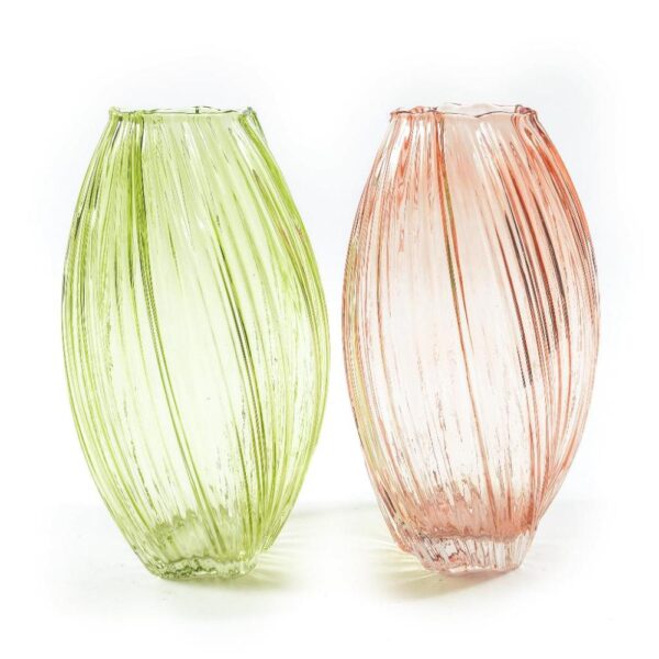 Vaso Colorato in Vetro 17 x h.31 Cm Colore CASUALE Mercury 24370