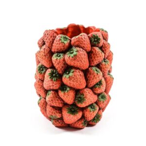 Vaso Fragole in Cemento 20 x 20 x h.23 Cm Mercury