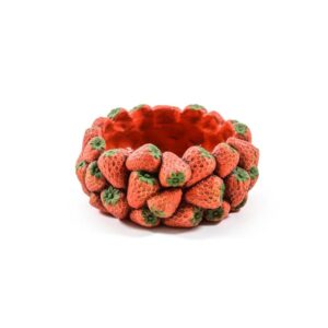Vaso Fragole in Cemento 20.5 x 20.5 x h.8.5 Cm Mercury